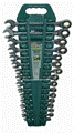 Набор ключей комбинированных трещоточных 8-24мм, 16 пр. в Норильске